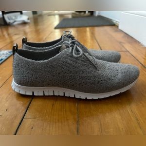 Cole Haan Womens Zerogrand Wool Gray Oxford Sneaker Size 7.5